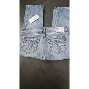 Silver Mckenzie Jean‎ Capri W28